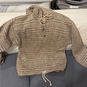 Earth ragz Brown Knit Pullover Sweater